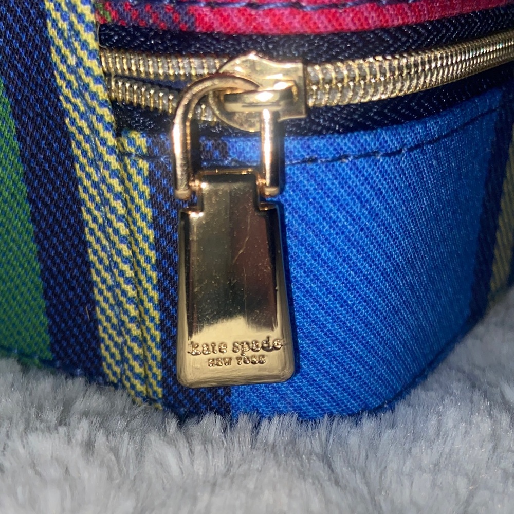 Kate Spade"Grand Plaid Duo" Jewelry Organizer - Picture 7 of 13
